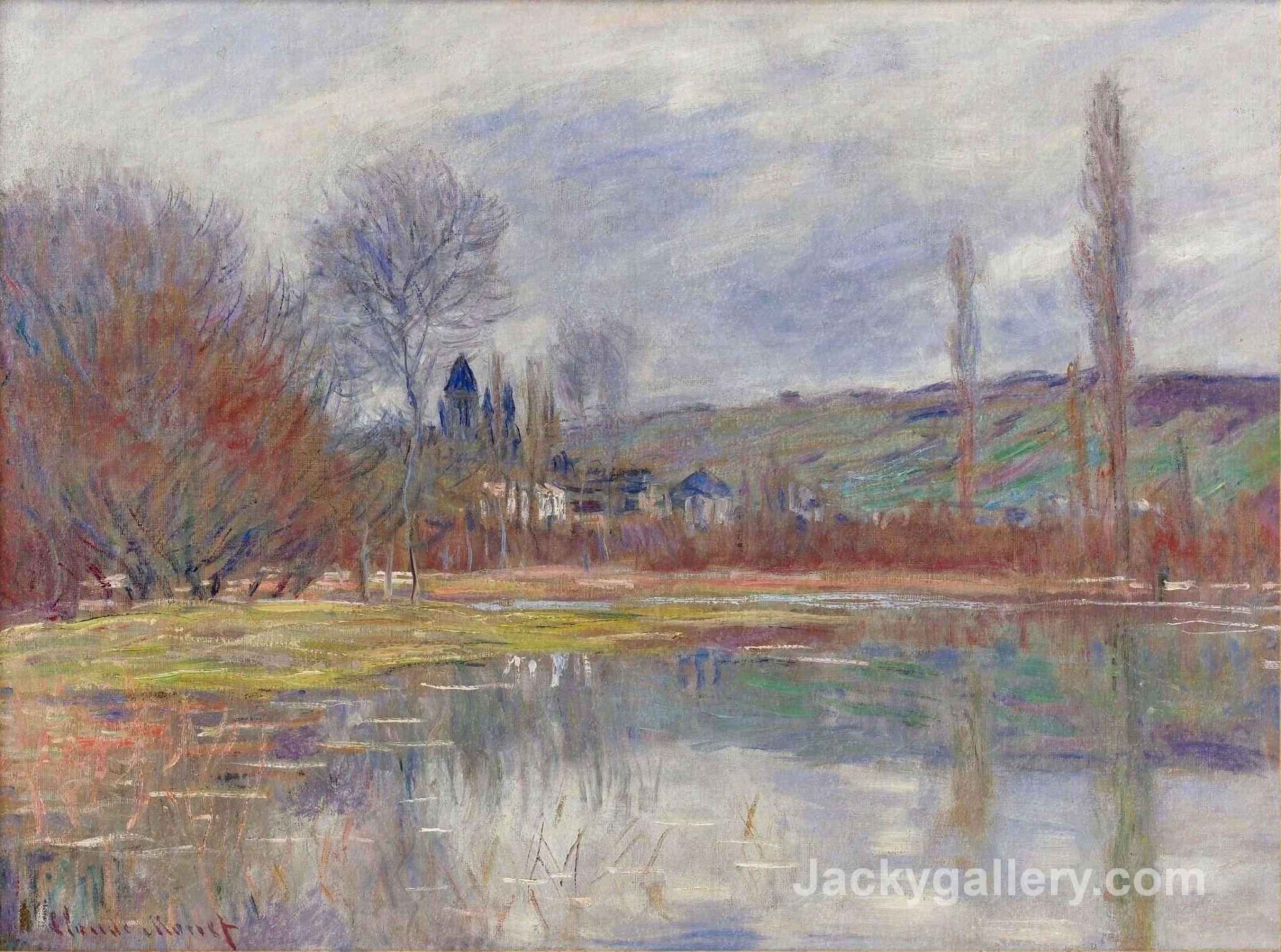 The Spring at Vetheuil by Claude Monet paintings reproduction